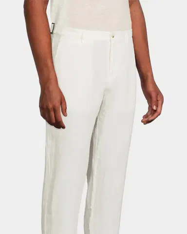 Onia Men 's Linen Flat-Front Trousers | Thumbnail 5 Onia Men 's Linen Flat-Front Trousers | Thumbnail 5