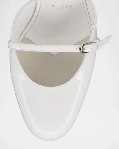 Christian Louboutin 55mm Jane Nina Patent Leather Mary Jane Mule Pumps | Thumbnail 3 Christian Louboutin 55mm Jane Nina Patent Leather Mary Jane Mule Pumps | Thumbnail 3
