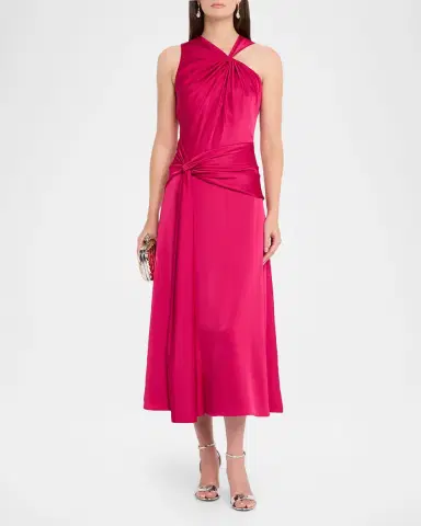 Aidan Mattox Strapless Embroidered Crepe Column Dress | Thumbnail 2 Aidan Mattox Strapless Embroidered Crepe Column Dress | Thumbnail 2