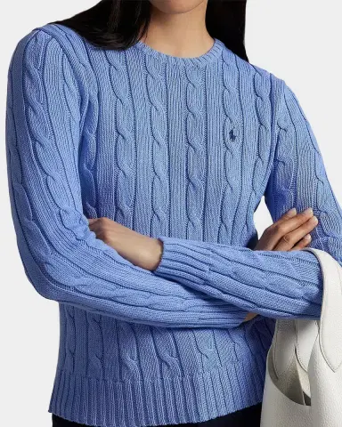 Polo Ralph Lauren Julianna Cable-Knit Cotton Crewneck Sweater | Thumbnail 5 Polo Ralph Lauren Julianna Cable-Knit Cotton Crewneck Sweater | Thumbnail 5