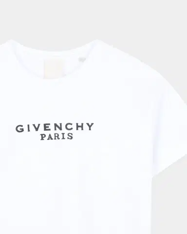Givenchy Girl 's Logo Short-Sleeve Cotton T-Shirt, Size 8-14 | Thumbnail 4 Givenchy Girl 's Logo Short-Sleeve Cotton T-Shirt, Size 8-14 | Thumbnail 4