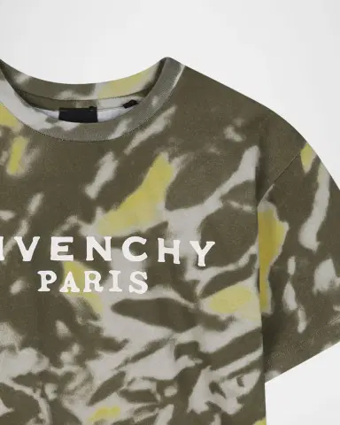 Givenchy Boy 's Logo Camo-Print T-Shirt, Size 4-6 | Thumbnail 3 Givenchy Boy 's Logo Camo-Print T-Shirt, Size 4-6 | Thumbnail 3