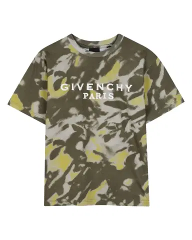 Givenchy Boy 's Logo Camo-Print T-Shirt, Size 4-6 | Thumbnail 1 Givenchy Boy 's Logo Camo-Print T-Shirt, Size 4-6 | Thumbnail 1