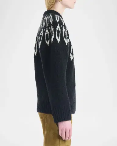 Altuzarra Coleman Fair Isle Wool Crewneck Sweater | Thumbnail 5 Altuzarra Coleman Fair Isle Wool Crewneck Sweater | Thumbnail 5