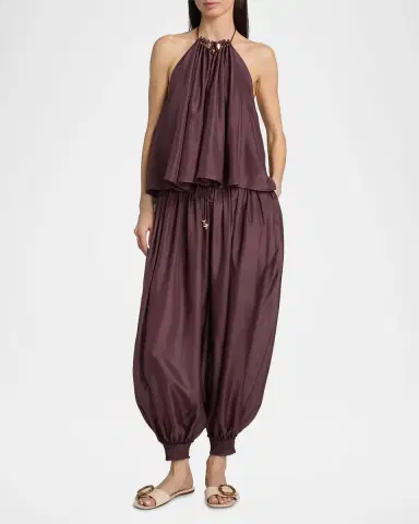 Zimmermann Aster Silk Harem Pants | Thumbnail 2 Zimmermann Aster Silk Harem Pants | Thumbnail 2