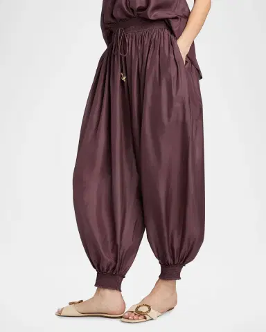 Zimmermann Aster Silk Harem Pants | Thumbnail 7 Zimmermann Aster Silk Harem Pants | Thumbnail 7