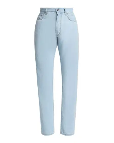 Versace Men's Bleached Denim Straight-Leg Jeans | Thumbnail 1 Versace Men's Bleached Denim Straight-Leg Jeans | Thumbnail 1