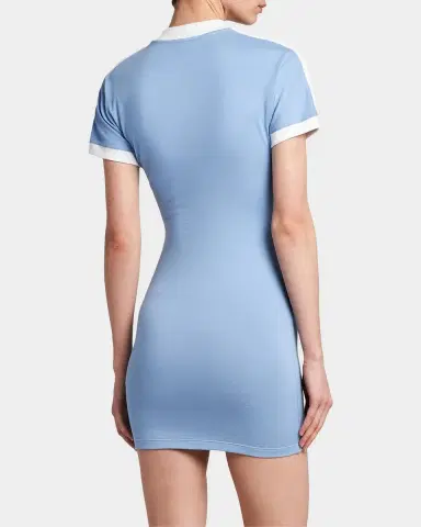 Versace La Vacanza Medusa Logo Stretch Cotton T-Shirt Dress | Thumbnail 3 Versace La Vacanza Medusa Logo Stretch Cotton T-Shirt Dress | Thumbnail 3