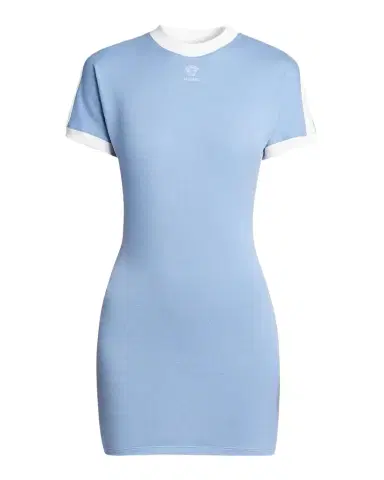 Versace La Vacanza Medusa Logo Stretch Cotton T-Shirt Dress | Thumbnail 1 Versace La Vacanza Medusa Logo Stretch Cotton T-Shirt Dress | Thumbnail 1