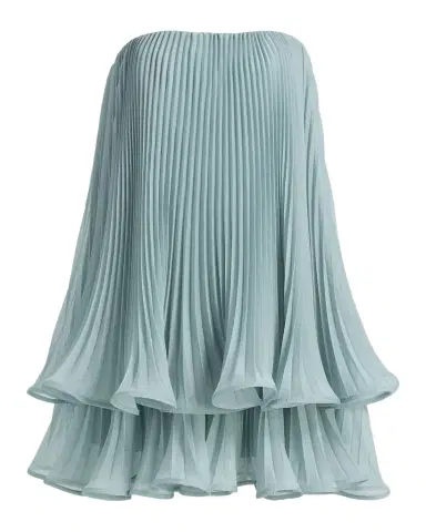 AMUR Dalia Pleated Strapless Babydoll Mini Dress | Thumbnail 1 AMUR Dalia Pleated Strapless Babydoll Mini Dress | Thumbnail 1