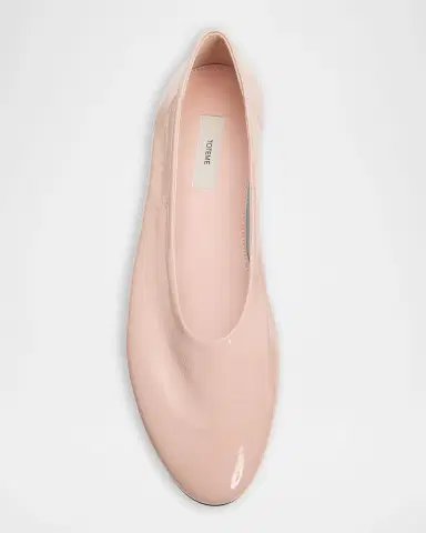 TOTEME Slip Leather Ballerina Flats | Thumbnail 6 TOTEME Slip Leather Ballerina Flats | Thumbnail 6