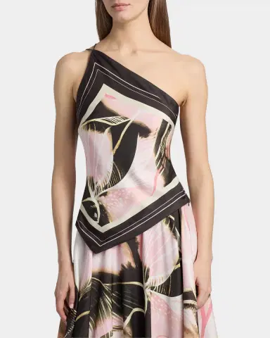 AMUR Lyra Scarf One-Shoulder Top | Thumbnail 4 AMUR Lyra Scarf One-Shoulder Top | Thumbnail 4