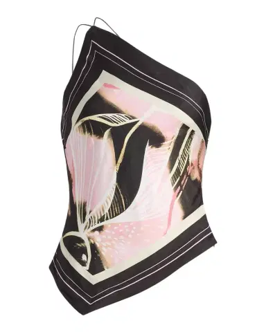AMUR Lyra Scarf One-Shoulder Top | Thumbnail 1 AMUR Lyra Scarf One-Shoulder Top | Thumbnail 1