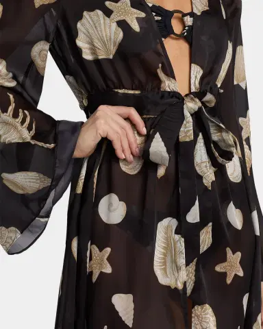 Milly Vince Seashell-Print Cover-Up Midi Dress | Thumbnail 5 Milly Vince Seashell-Print Cover-Up Midi Dress | Thumbnail 5