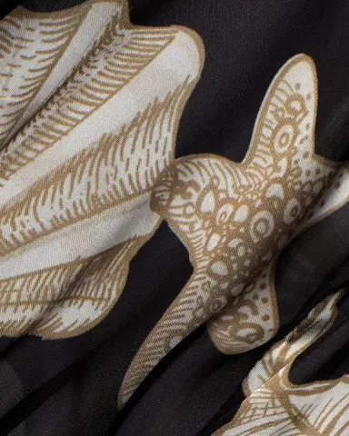 Milly Vince Seashell-Print Cover-Up Midi Dress | Thumbnail 6 Milly Vince Seashell-Print Cover-Up Midi Dress | Thumbnail 6