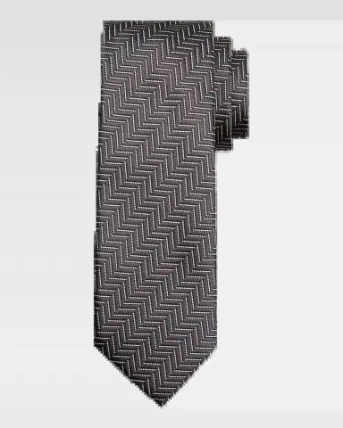 Tom Ford Men's Linen Polka Dot Tie | Thumbnail 2 Tom Ford Men's Linen Polka Dot Tie | Thumbnail 2