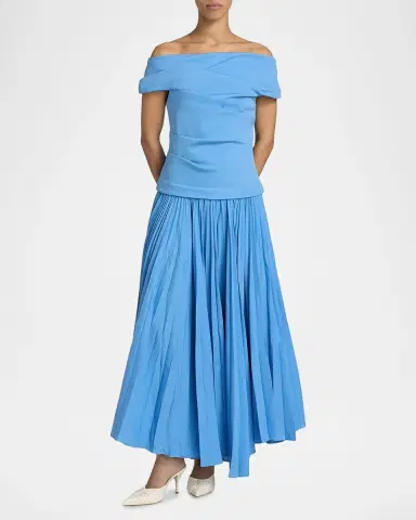 Acler Haileypark Off-The-Shoulder Drop-Waist Maxi Dress | Thumbnail 2 Acler Haileypark Off-The-Shoulder Drop-Waist Maxi Dress | Thumbnail 2