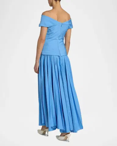 Acler Haileypark Off-The-Shoulder Drop-Waist Maxi Dress | Thumbnail 3 Acler Haileypark Off-The-Shoulder Drop-Waist Maxi Dress | Thumbnail 3