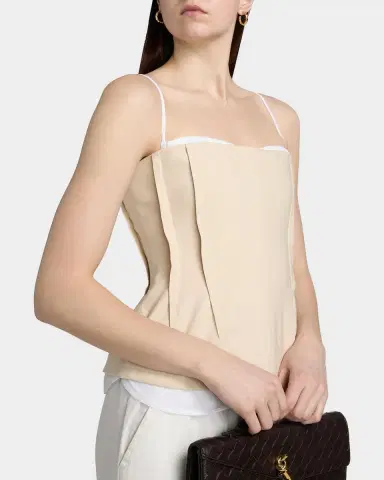 Simkhai Cayden Linen Bustier Top | Thumbnail 5 Simkhai Cayden Linen Bustier Top | Thumbnail 5