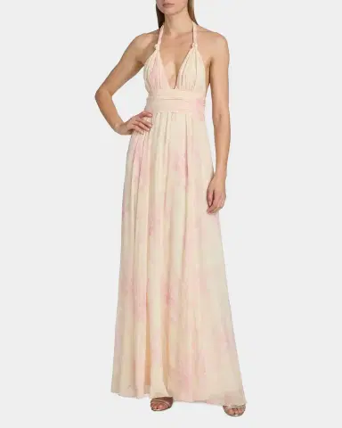 LoveShackFancy Lilah Floral Silk Maxi Dress | Thumbnail 2 LoveShackFancy Lilah Floral Silk Maxi Dress | Thumbnail 2