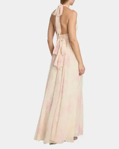 LoveShackFancy Lilah Floral Silk Maxi Dress | Thumbnail 3 LoveShackFancy Lilah Floral Silk Maxi Dress | Thumbnail 3