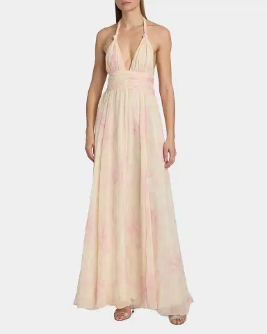 LoveShackFancy Lilah Floral Silk Maxi Dress | Thumbnail 4 LoveShackFancy Lilah Floral Silk Maxi Dress | Thumbnail 4