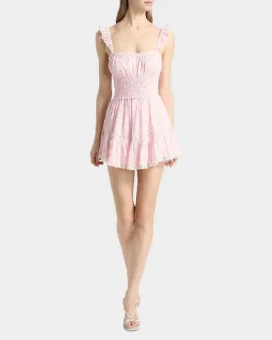 LoveShackFancy Maralina Floral Cotton Minidress | Thumbnail 2 LoveShackFancy Maralina Floral Cotton Minidress | Thumbnail 2