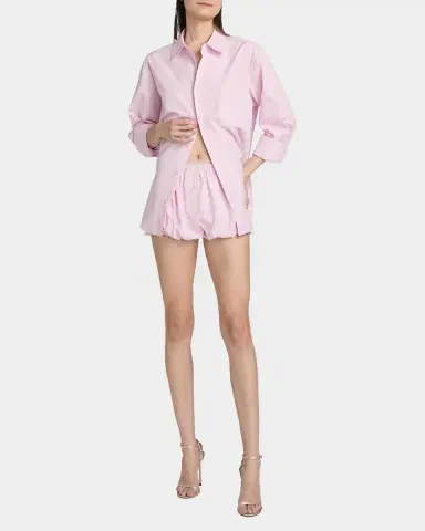 LoveShackFancy Hudley Striped Cotton Shirt | Thumbnail 2 LoveShackFancy Hudley Striped Cotton Shirt | Thumbnail 2