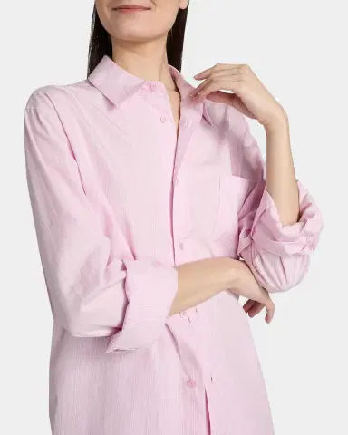 LoveShackFancy Hudley Striped Cotton Shirt | Thumbnail 5 LoveShackFancy Hudley Striped Cotton Shirt | Thumbnail 5