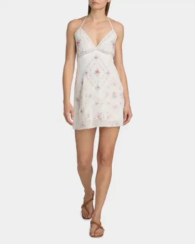 LoveShackFancy Elira Embroidered Cotton Minidress | Thumbnail 2 LoveShackFancy Elira Embroidered Cotton Minidress | Thumbnail 2