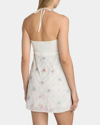 LoveShackFancy Elira Embroidered Cotton Minidress | Thumbnail 3 LoveShackFancy Elira Embroidered Cotton Minidress | Thumbnail 3