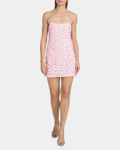LoveShackFancy Aleria Floral-Sequin A-Line Minidress | Thumbnail 2 LoveShackFancy Aleria Floral-Sequin A-Line Minidress | Thumbnail 2