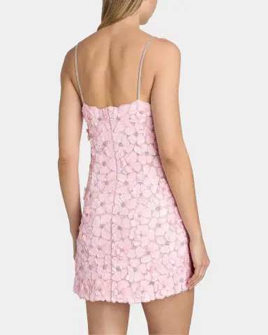 LoveShackFancy Aleria Floral-Sequin A-Line Minidress | Thumbnail 3 LoveShackFancy Aleria Floral-Sequin A-Line Minidress | Thumbnail 3