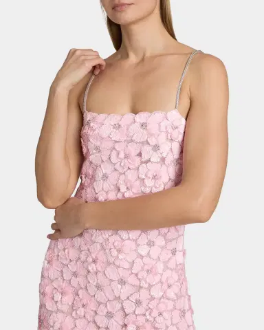 LoveShackFancy Aleria Floral-Sequin A-Line Minidress | Thumbnail 5 LoveShackFancy Aleria Floral-Sequin A-Line Minidress | Thumbnail 5