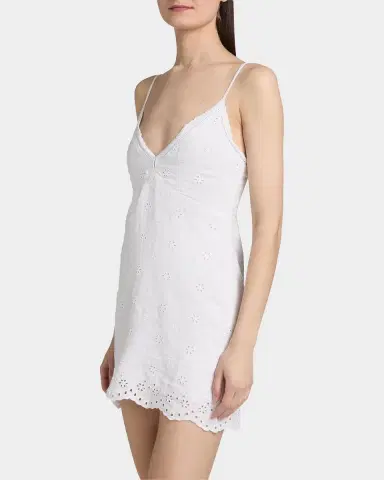 LoveShackFancy Peppy Eyelet Cotton Minidress | Thumbnail 7 LoveShackFancy Peppy Eyelet Cotton Minidress | Thumbnail 7