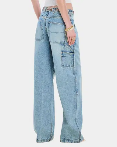 SEROYA Bond Sash Belt Baggy Jeans | Thumbnail 3 SEROYA Bond Sash Belt Baggy Jeans | Thumbnail 3