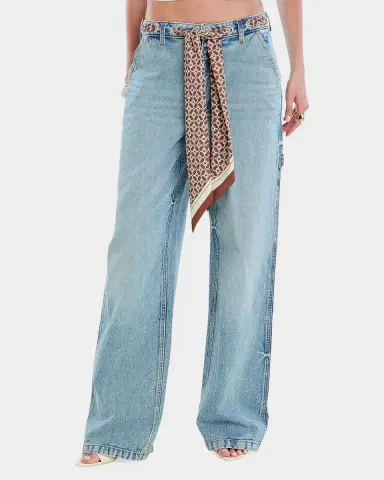 SEROYA Bond Sash Belt Baggy Jeans | Thumbnail 4 SEROYA Bond Sash Belt Baggy Jeans | Thumbnail 4
