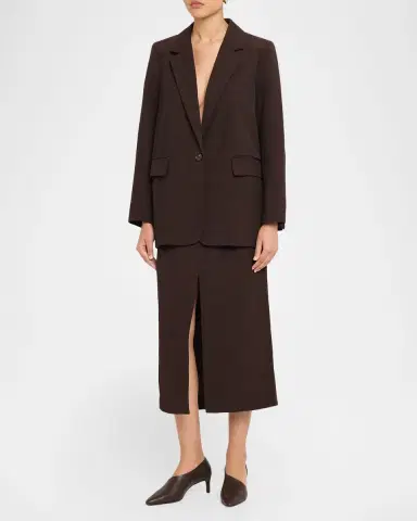 Co Oversized Single-Breasted Blazer Jacket | Thumbnail 2 Co Oversized Single-Breasted Blazer Jacket | Thumbnail 2