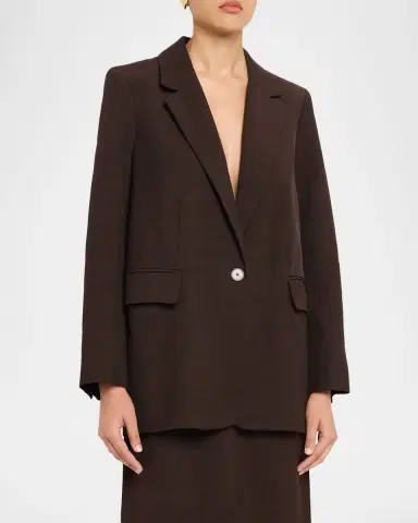 Co Oversized Single-Breasted Blazer Jacket | Thumbnail 4 Co Oversized Single-Breasted Blazer Jacket | Thumbnail 4