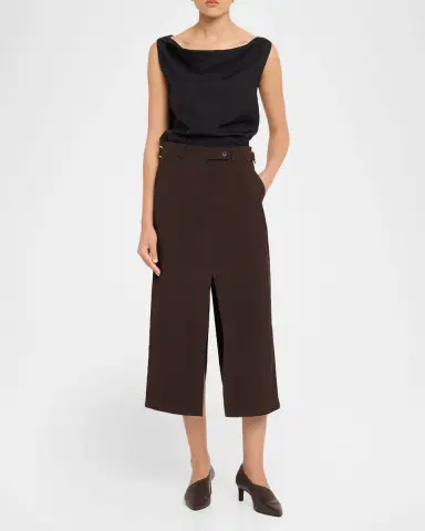 Co Tailored Slit Midi Pencil Skirt | Thumbnail 2 Co Tailored Slit Midi Pencil Skirt | Thumbnail 2