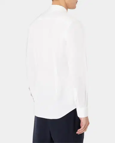 Giorgio Armani Men's Cotton Jersey Sport Shirt | Thumbnail 3 Giorgio Armani Men's Cotton Jersey Sport Shirt | Thumbnail 3