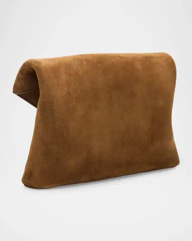 Saint Laurent YSL Envelope Bag on Chain in Suede | Thumbnail 3 Saint Laurent YSL Envelope Bag on Chain in Suede | Thumbnail 3