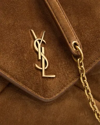 Saint Laurent YSL Envelope Bag on Chain in Suede | Thumbnail 6 Saint Laurent YSL Envelope Bag on Chain in Suede | Thumbnail 6
