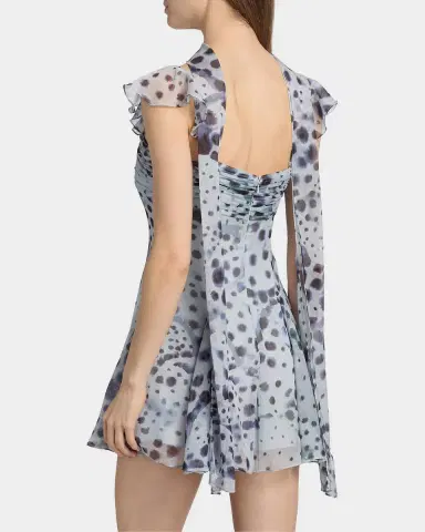 AMUR Reverie Printed Mini Dress | Thumbnail 3 AMUR Reverie Printed Mini Dress | Thumbnail 3