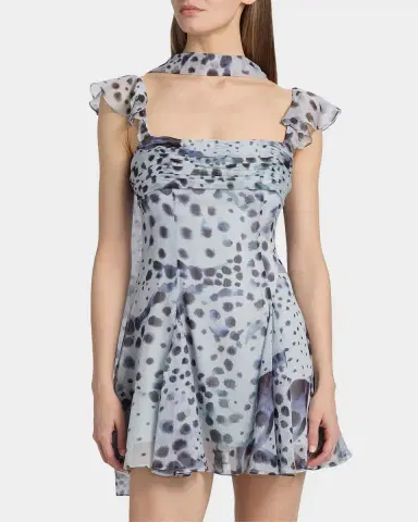 AMUR Reverie Printed Mini Dress | Thumbnail 4 AMUR Reverie Printed Mini Dress | Thumbnail 4