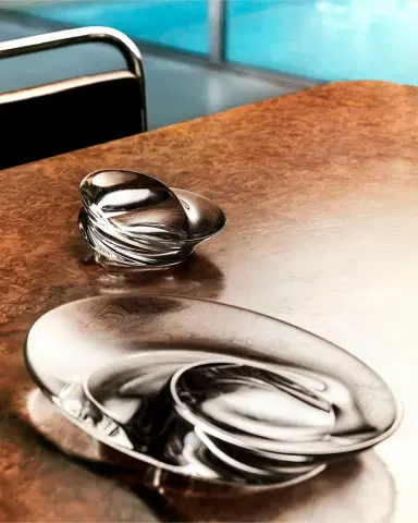 Zaha Hadid Design Swirl Crystal Bowl, Small | Thumbnail 4 Zaha Hadid Design Swirl Crystal Bowl, Small | Thumbnail 4