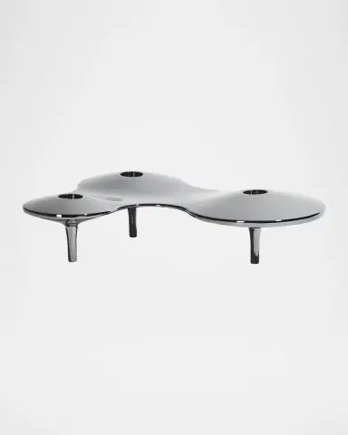 Zaha Hadid Design Cell Stainless Steel Triple Candle Holder | Thumbnail 2 Zaha Hadid Design Cell Stainless Steel Triple Candle Holder | Thumbnail 2