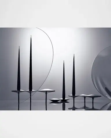 Zaha Hadid Design Cell Stainless Steel Triple Candle Holder | Thumbnail 4 Zaha Hadid Design Cell Stainless Steel Triple Candle Holder | Thumbnail 4