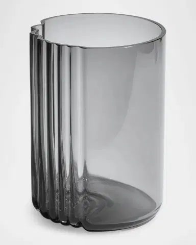 Zaha Hadid Design Pulse 8.5" Wide Glass Vase | Thumbnail 2 Zaha Hadid Design Pulse 8.5" Wide Glass Vase | Thumbnail 2