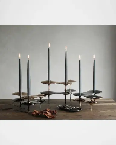 Zaha Hadid Design Cell Stainless Steel Double Candle Holder | Thumbnail 3 Zaha Hadid Design Cell Stainless Steel Double Candle Holder | Thumbnail 3